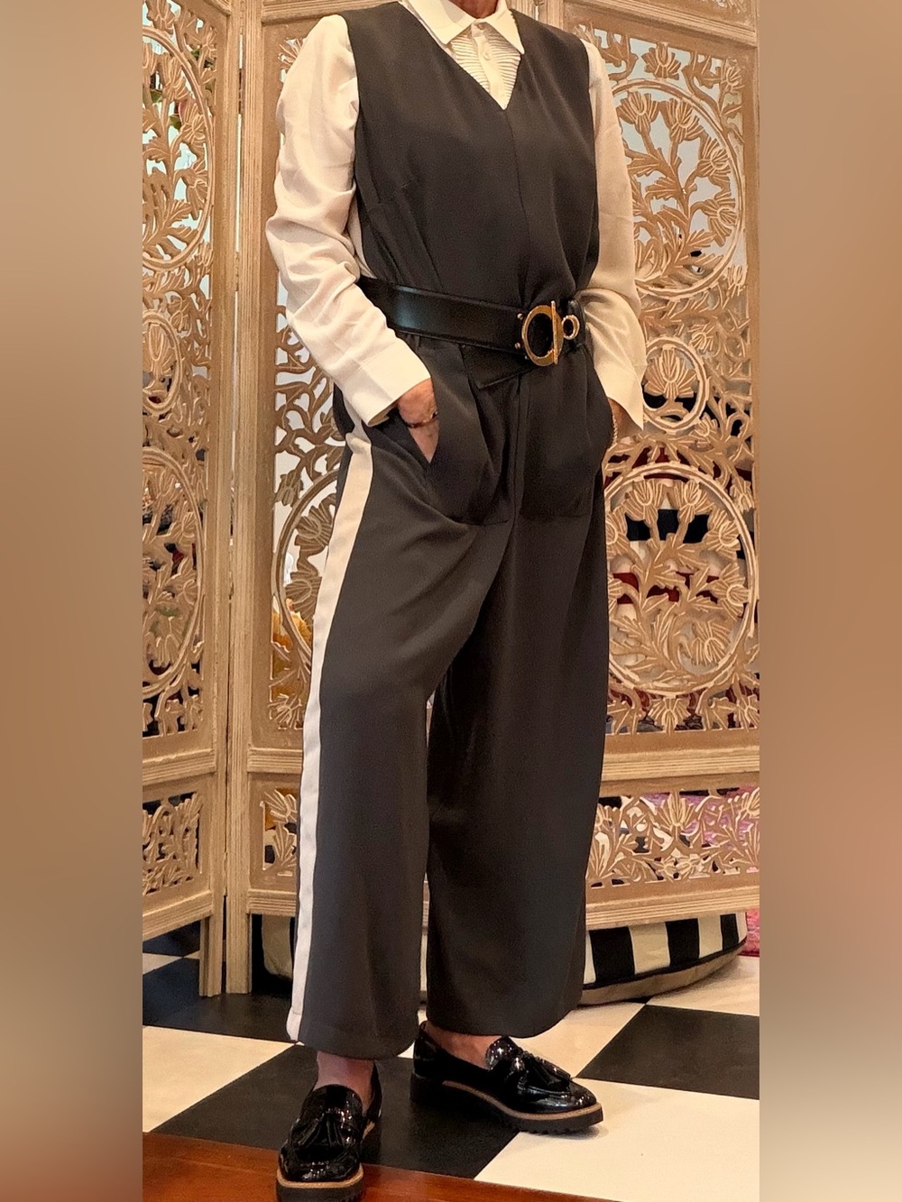 RUTI FEELING COOL TUXEDO JUMPSUIT